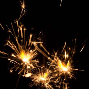 Flammes étincelantes