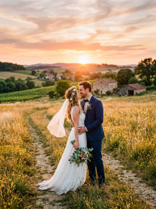 photographe mariage Laon couple coucher de soleil séance photo romantique Styl’art photo
