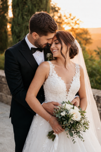 Photographe mariage Laon portrait des mariés élégants séance photo couple Styl’art photo