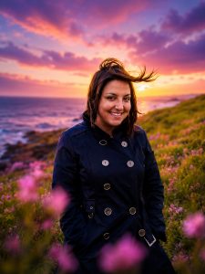 photographe portrait femme Laon bord de mer coucher de soleil photo cinématographique Styl’art photo