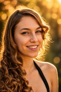 photographe portrait femme Laon lumière dorée golden hour photo artistique Styl’art photo